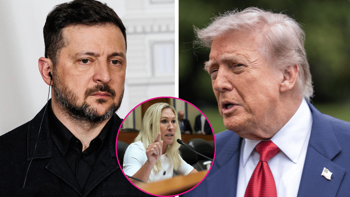 Image of 'You mean if there’s a war going on, you can’t have elections?' Donald Trump asked Volodymyr Zelensky.'