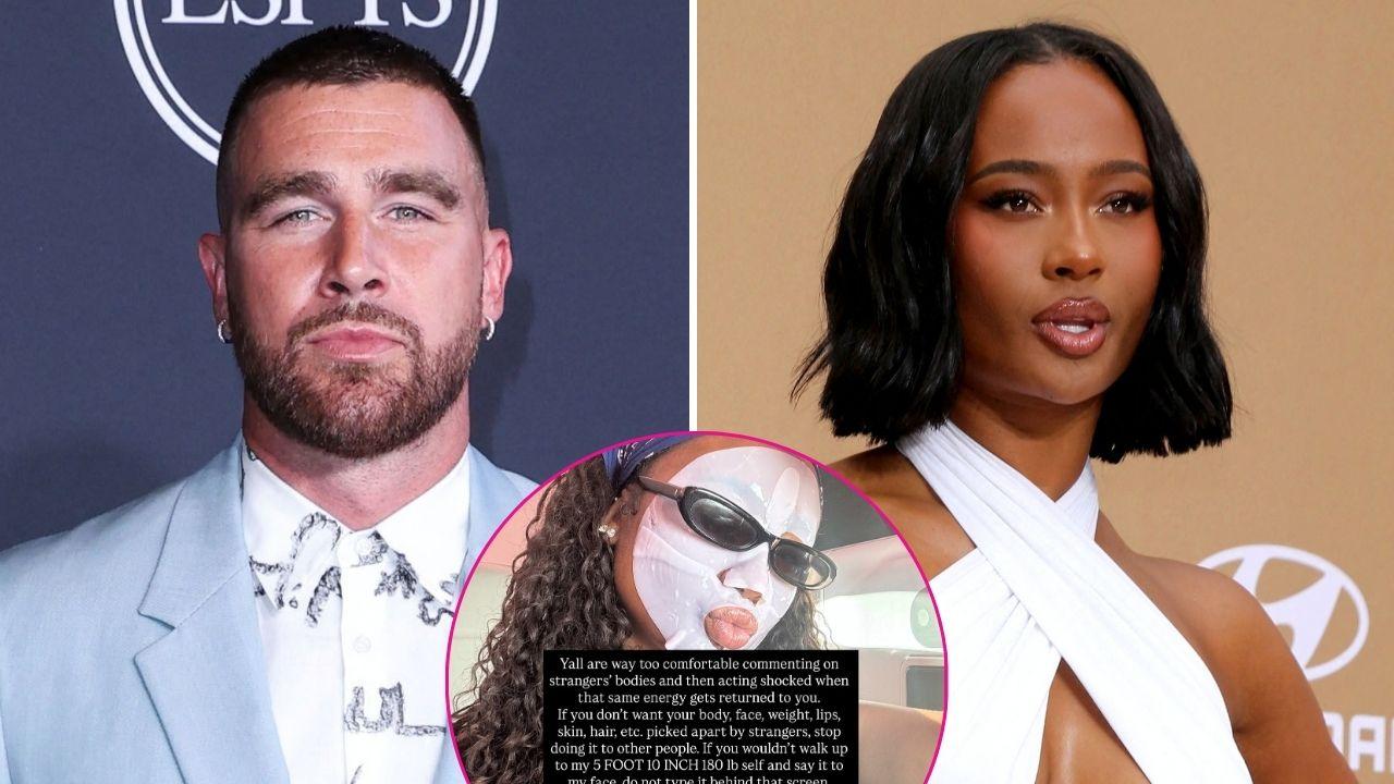 travis kelces ex kayla nicole hits back at body shamers