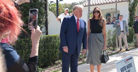 melania trump next donald trump