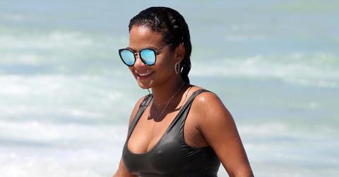 Christina Milian shows off her curvy bikini body in Miami