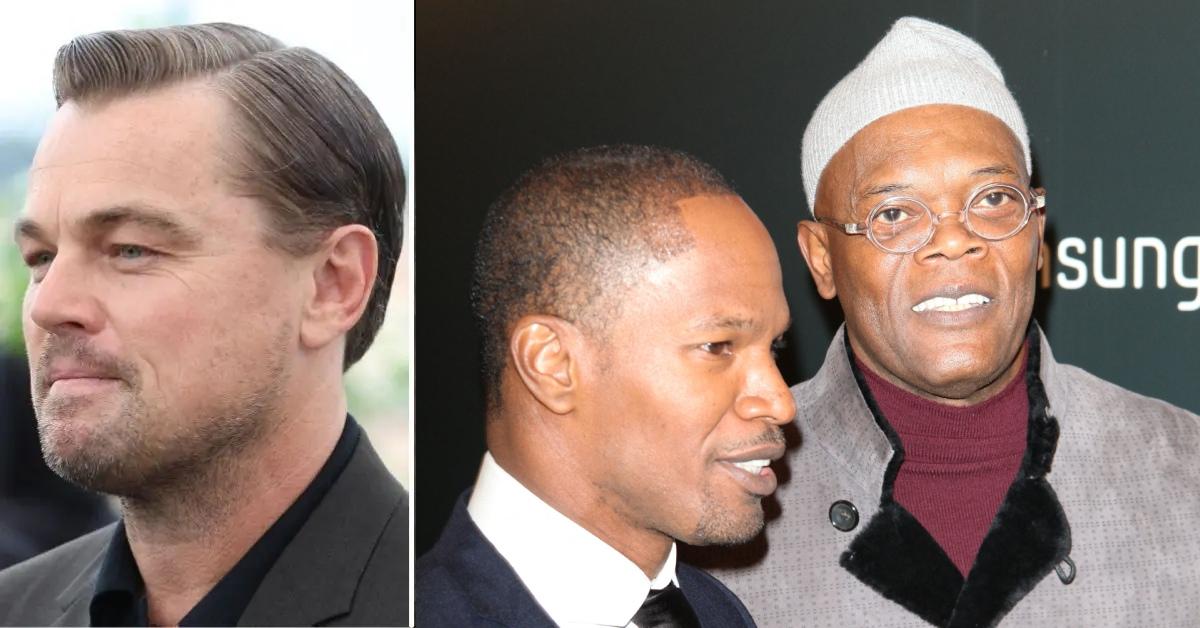 Photo of Leonardo DiCaprio, Jamie Foxx and Samuel L. Jackson