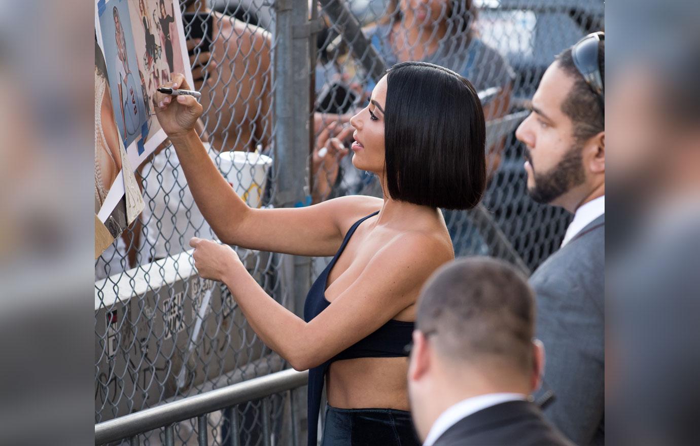 Kim Kardashian at &#8216;Kimmel&#8217;