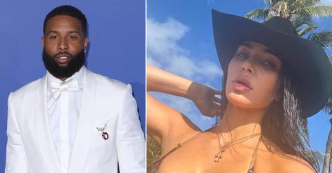 kim kardashian beach vacation khloe odell beckham jr split photos