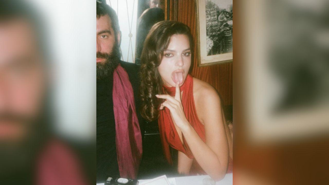 Image of Emily Ratajkowski was previously married to Sebastian Bear-McClard. 