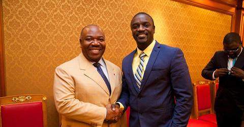 Akon and President Ali Bongo