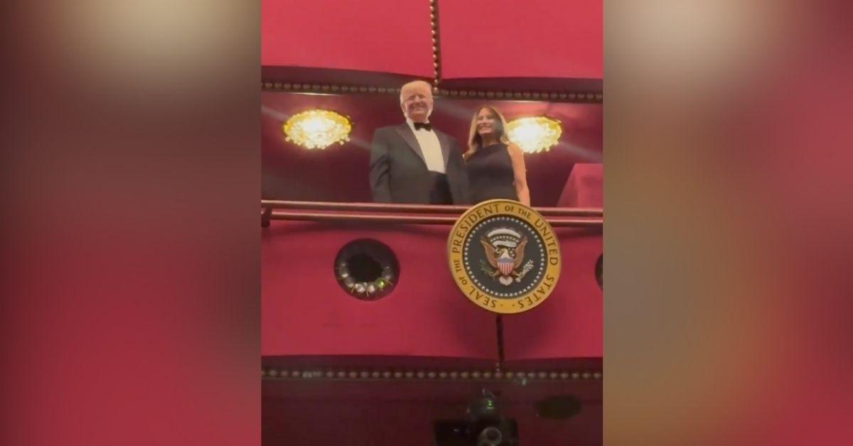 trump melania kennedy center reaction