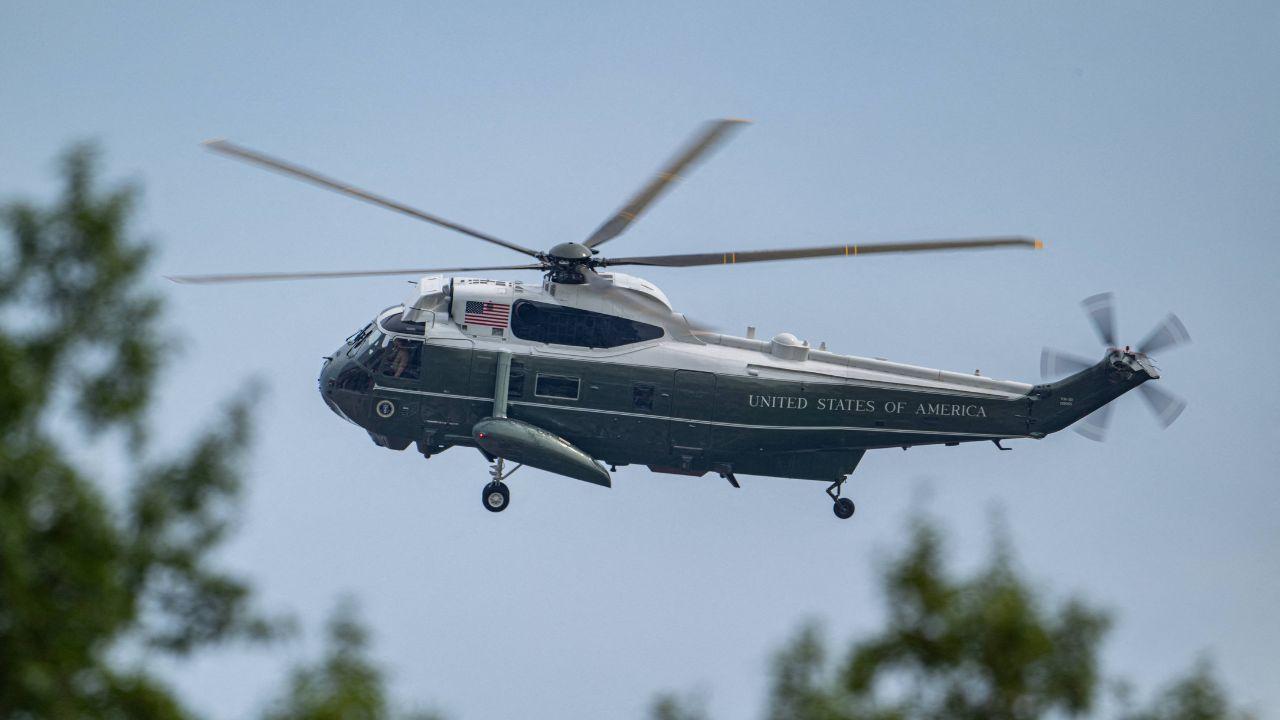 Image of Critics questioned the appearance of military resources being used for the president’s extended family.