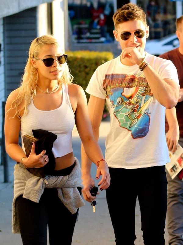 Getting Serious! Zac Efron Walks Around Hollywood With New Girlfriend Sami  Miro