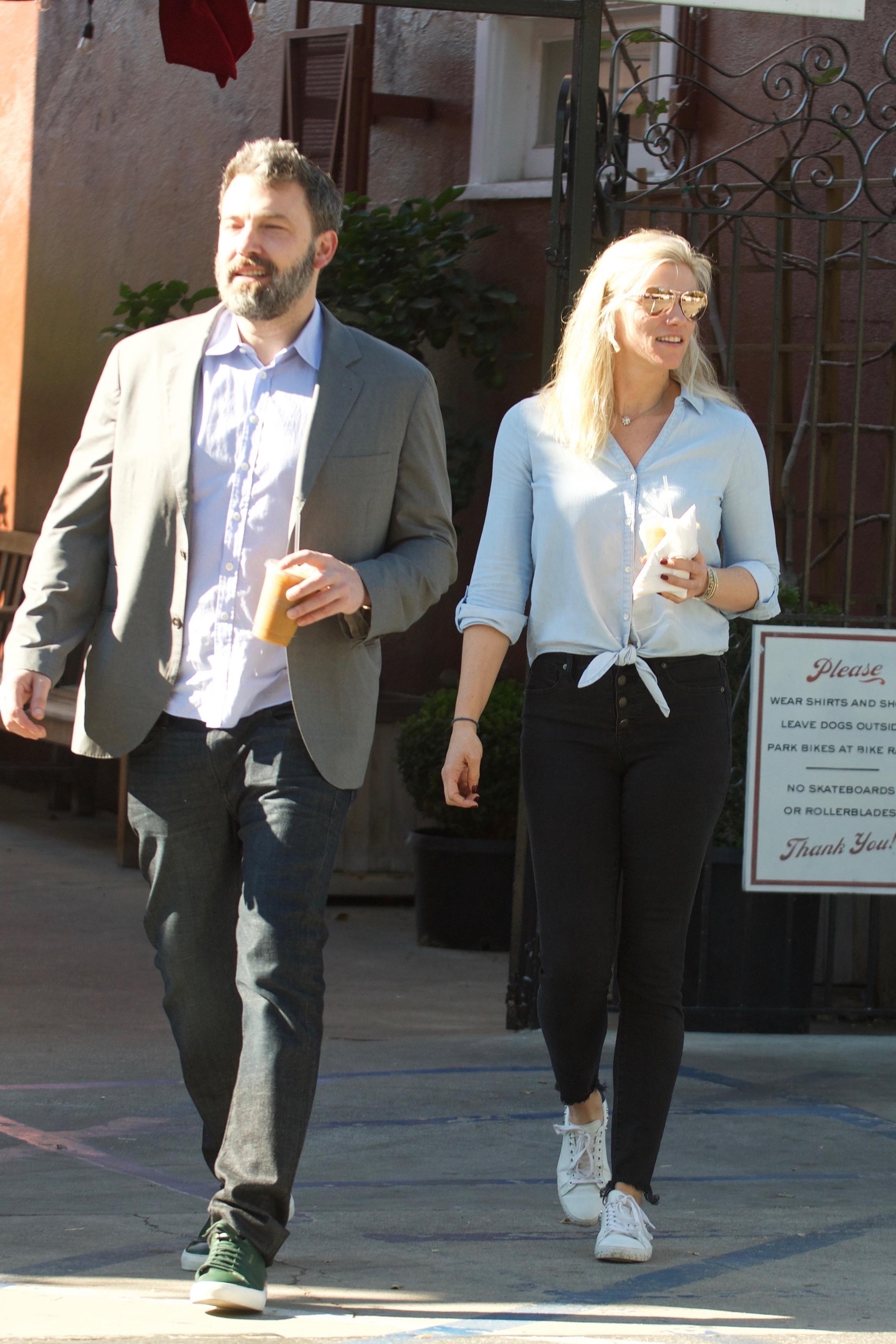 Ben Affleck and Lindsay Shookus grab lunch together