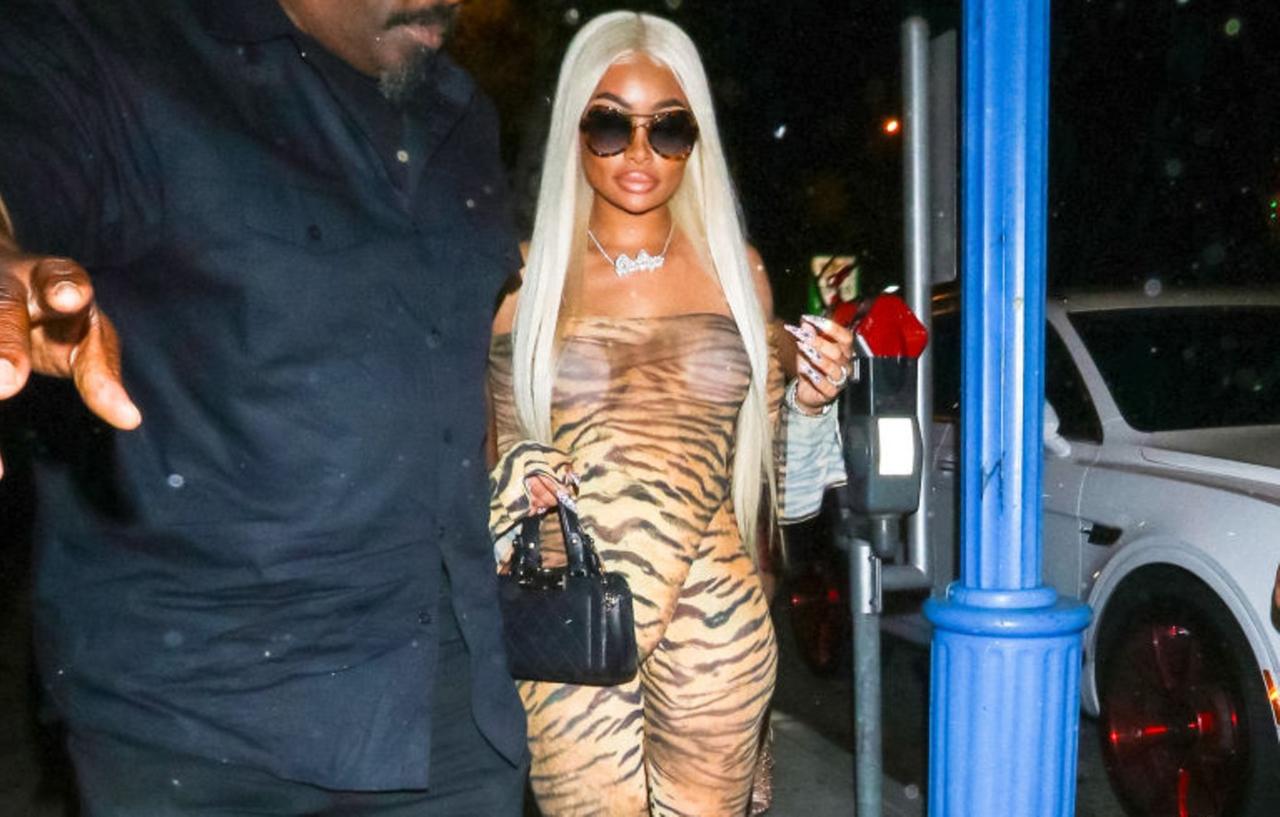 Blac Chyna Turns Heads In A Revealing Leopard Print Bodysuit