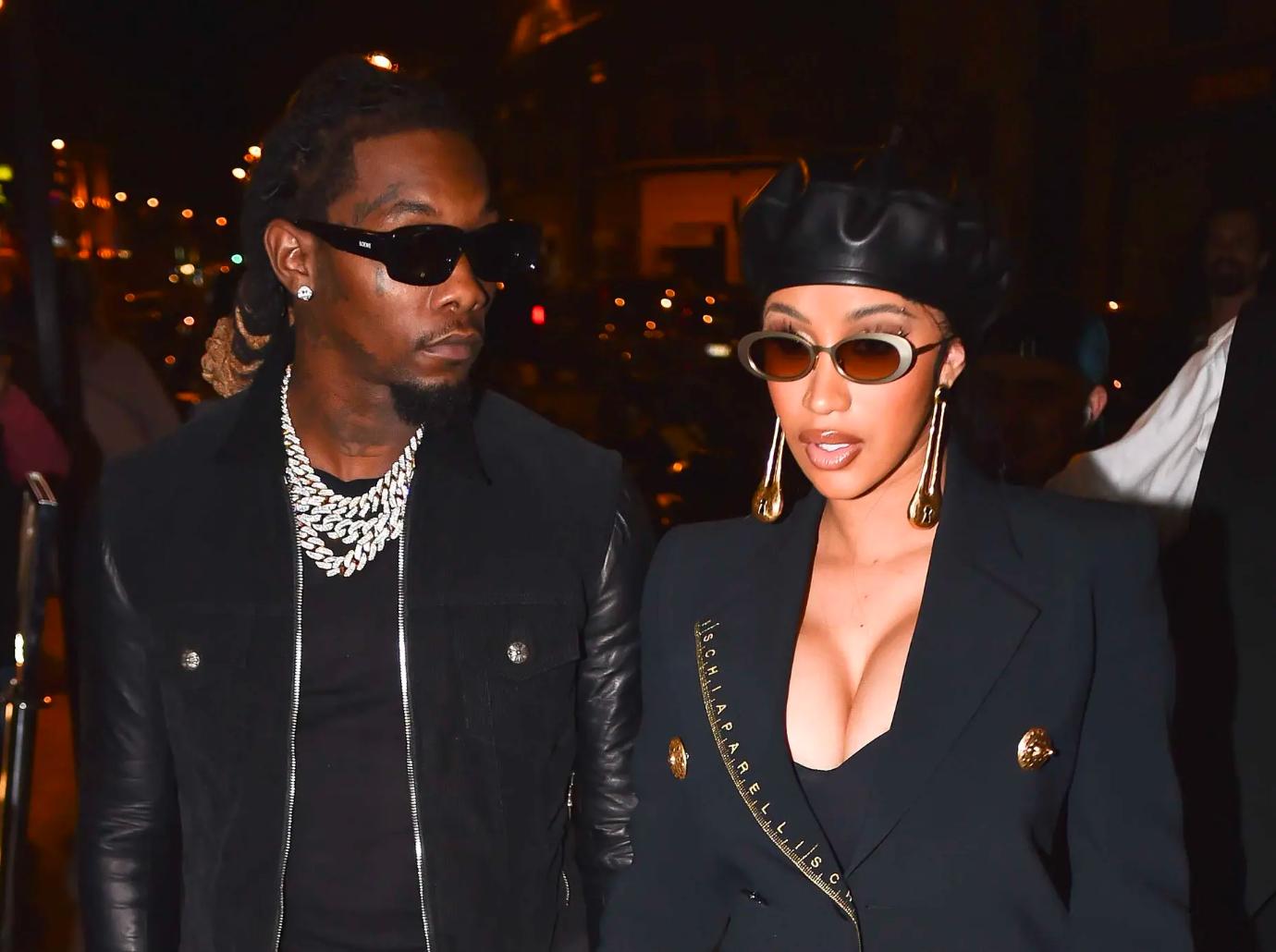 cardi b confirms single offset denies cheating chrisean