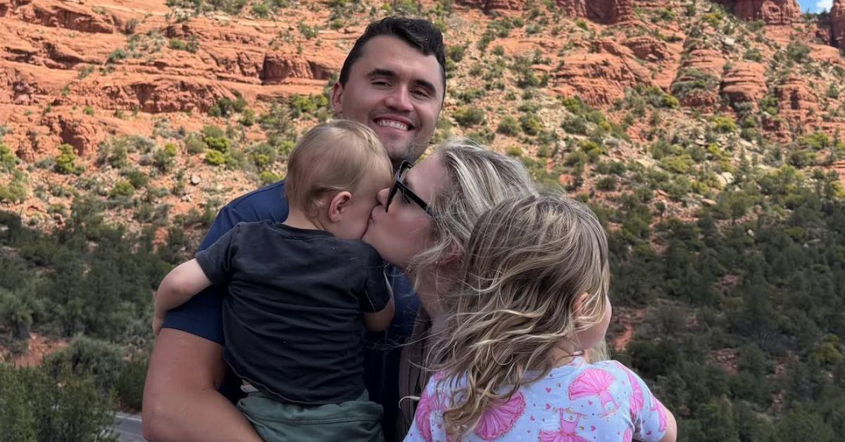 image of Erika Kirk has told her daughter that her late father is building them 'a home in heaven.'