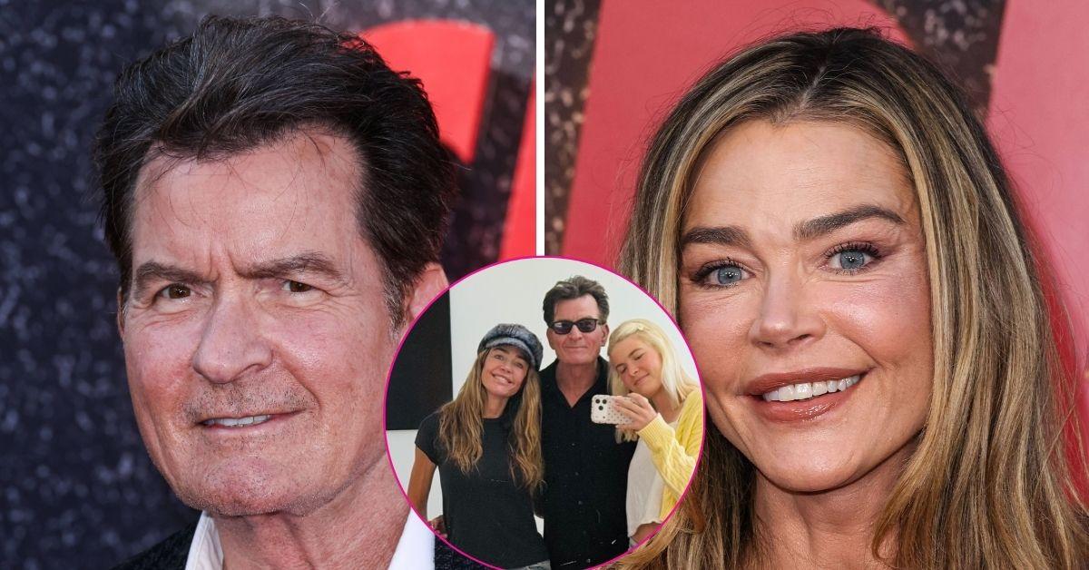 Charlie Sheen Spends 'Awesome Day' With His Ex Denise Richards and Daughter Lola in Sweet Selfie