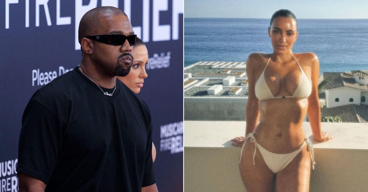 Photo of Kanye West and Kim Kardashian