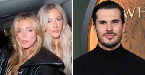 Photo of Brooks Nader and Ellie Goulding and a picture of Gleb Savchenko