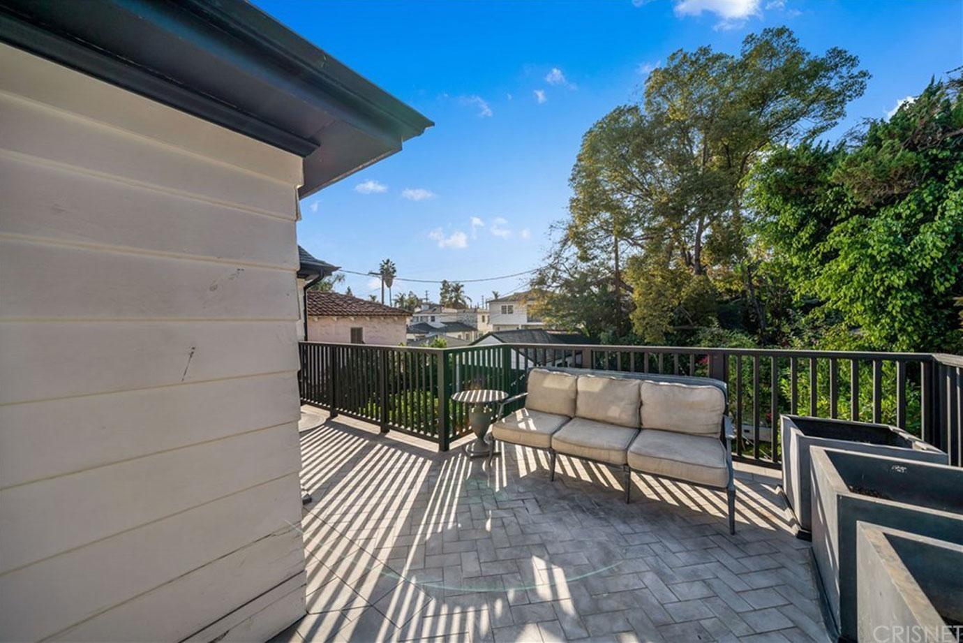 Balcony off of master bath