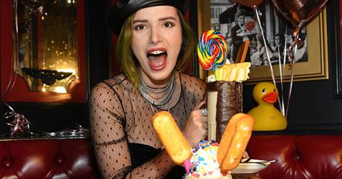 Bella thorne 21st birthday party sugar factory pics