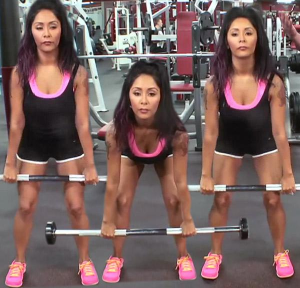 Snooki workout video 1