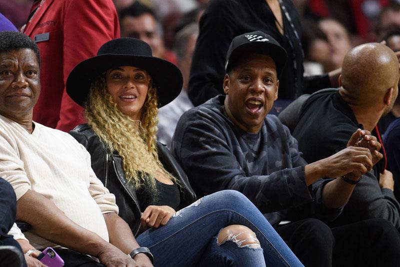 Celebrities At The Los Angeles Clippers Game