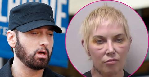 Composite photo of Eminem and Kim Scott.