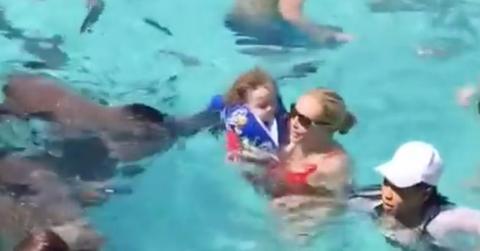 Coco austin daughter sharks video