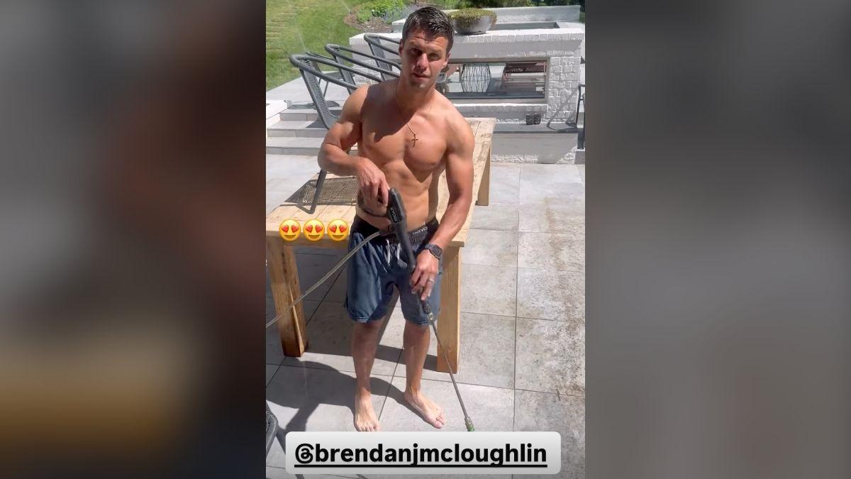 Photo of Brendan McLoughlin was caught dancing close with a group of women at a bar in Nashville, Tenn. 