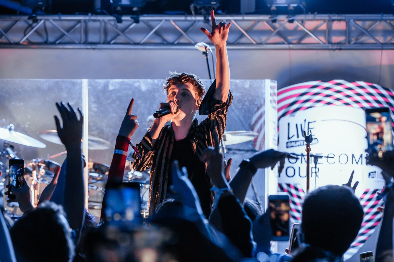 Troye Sivan Performs On Stage in Perth, Australia