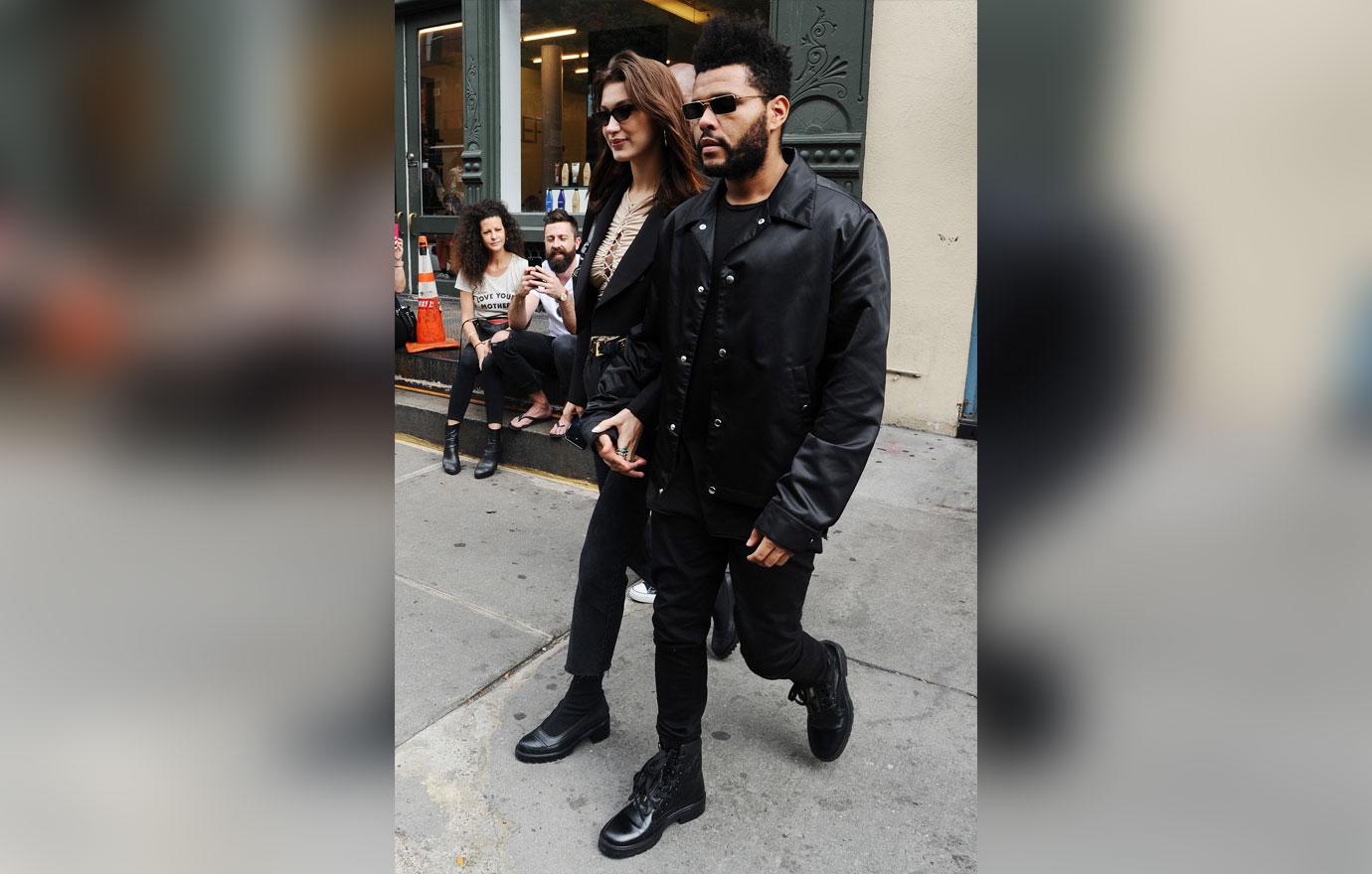 Bella Hadid  and The Weeknd celebrate her birthday at the &#8220;Laduree&#8221; restaurant