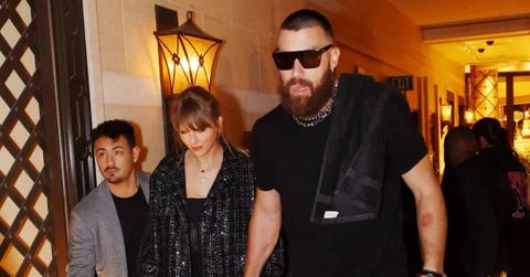 taylor swift travis kelce party london eras tour onstage