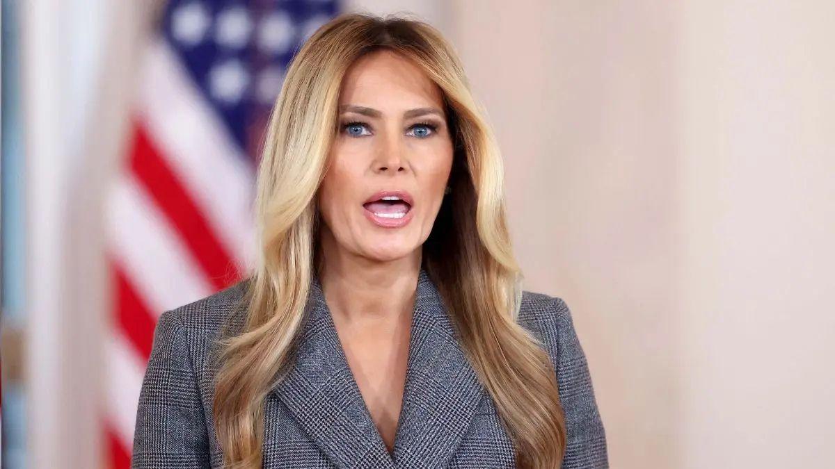 Photo of Melania Trump was slammed for promoting her 2024 memoir in a speech about Jeffrey Epstein.