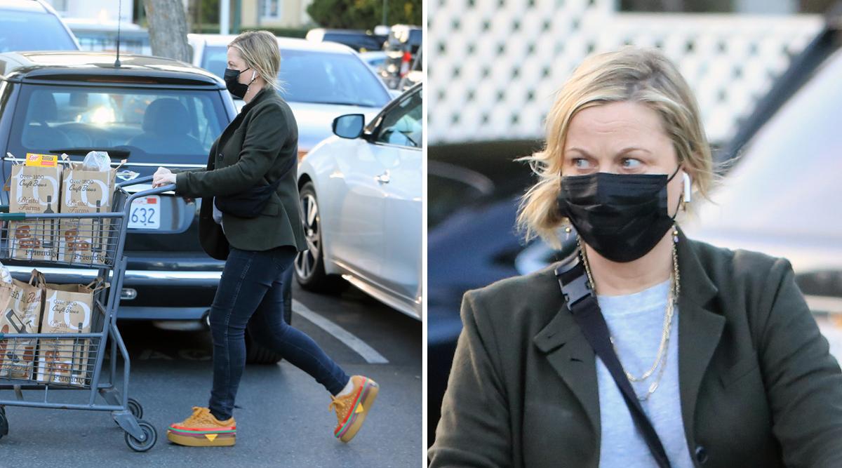 amy poehler cheeseburger sneakers photos pf