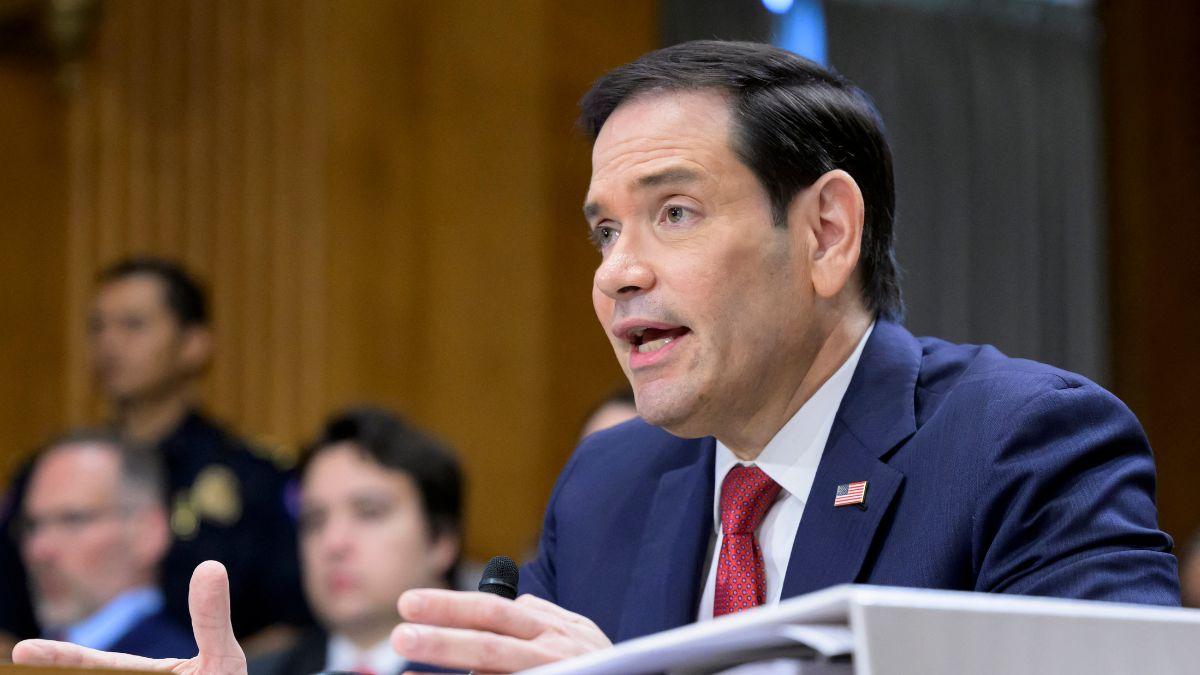 Image of Marco Rubio joined the sketch with a joke about JD Vance.