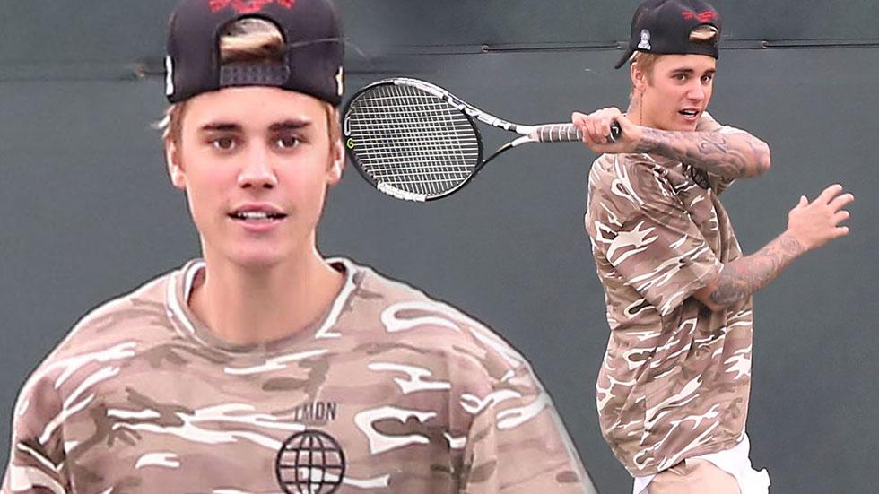 justin beiber tennis lessons