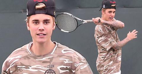 justin beiber tennis lessons