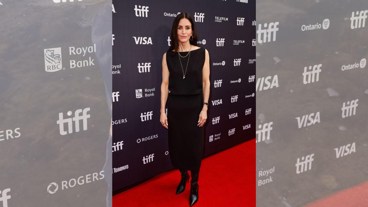 Image of Courteney Cox reflected on her late 'Scream' costar Hayden Panettiere while promoting her latest project at TIFF.
