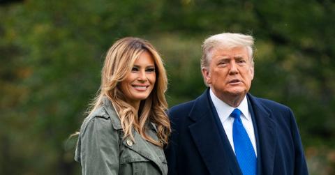 Donald and Melania Trump departs White house for last week of campaigning