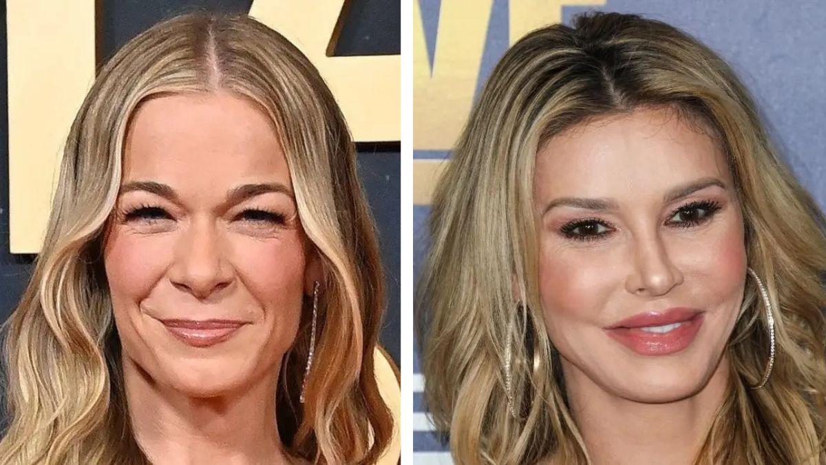 Split photo of LeAnn Rimes and Brandi Glanville