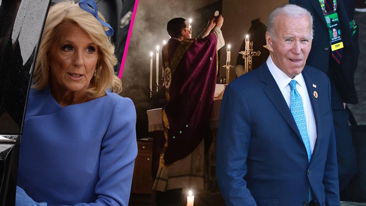 Composite photo of Jill Biden and Joe Biden.