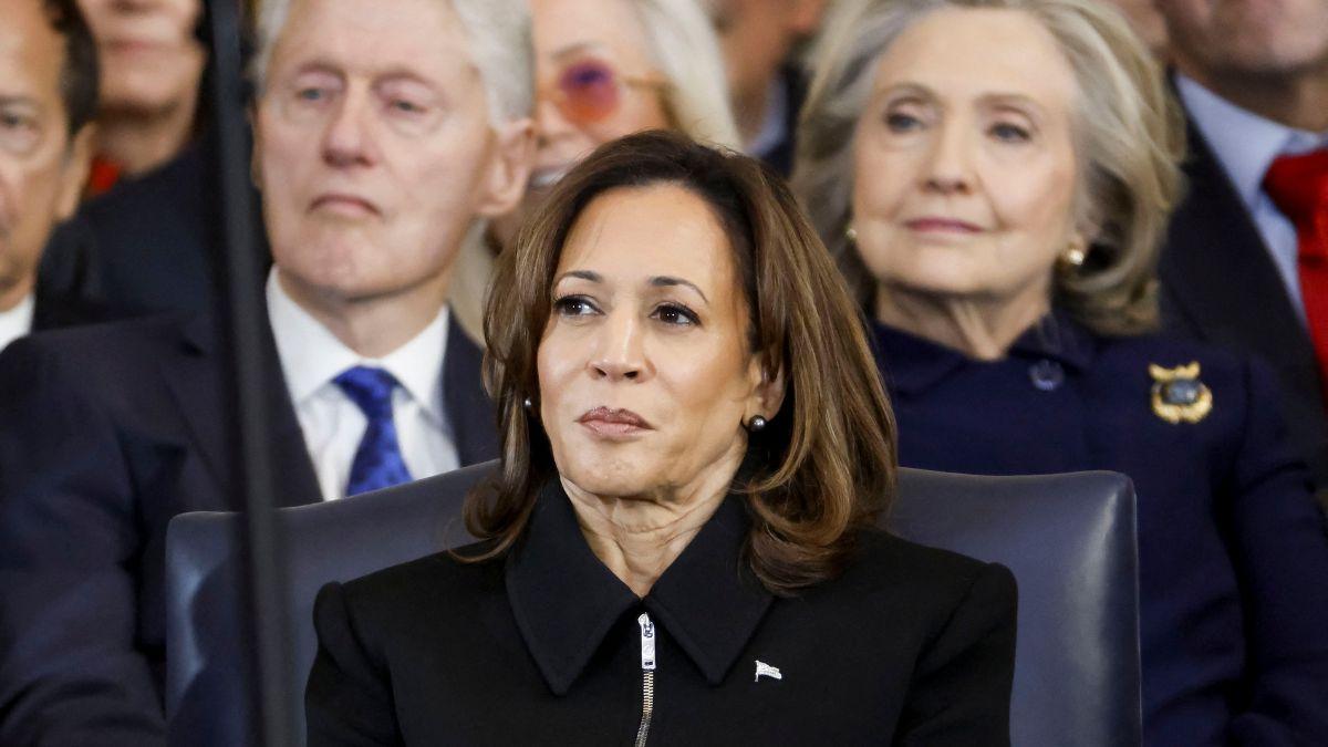 Image of Former Vice President Kamala Harris said she's opposed to a regime change war in Iran.