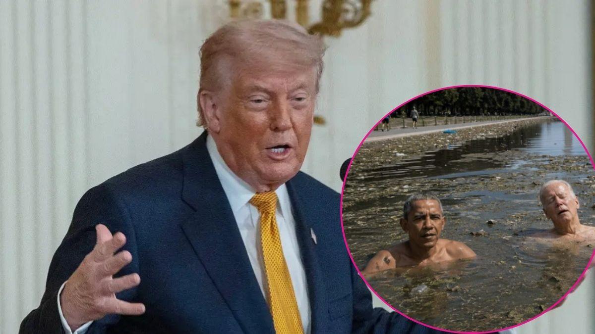 Composite photo of Donald Trump, Joe Biden and Barack Obama 
