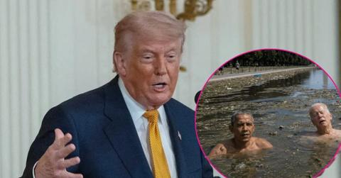 Composite photo of Donald Trump, Joe Biden and Barack Obama