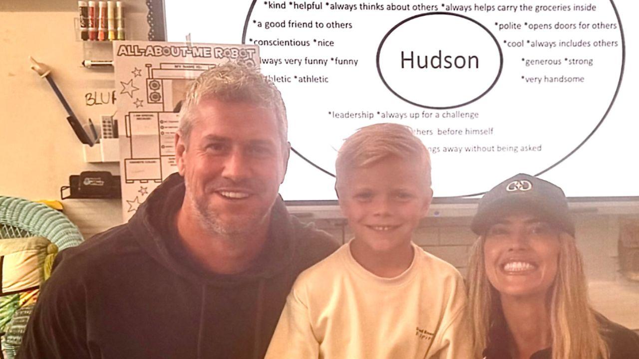 Photo of Hudson was celebrated at school.