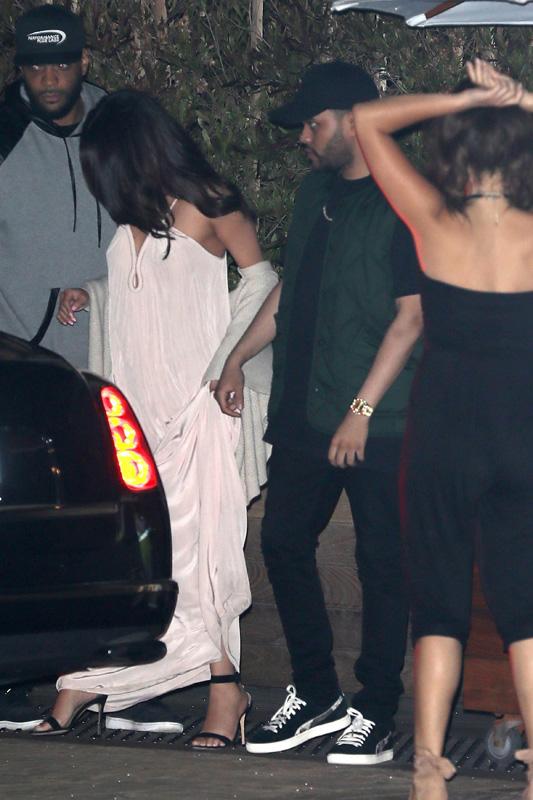 Selena Gomez and The Weeknd enjoy a night out at Soho House in Malibu