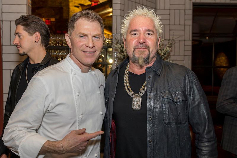 brasserie b by bobby flay at caesars palacegrand openingbobby flayguy fieri