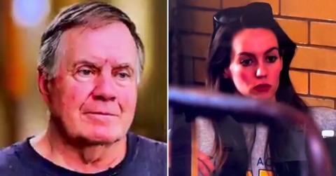 photo of Bill Belichick and Jordon Hudson