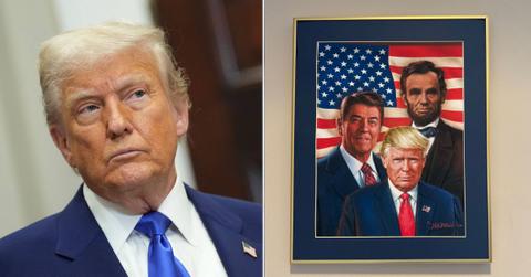 Composite photo of Donald Trump