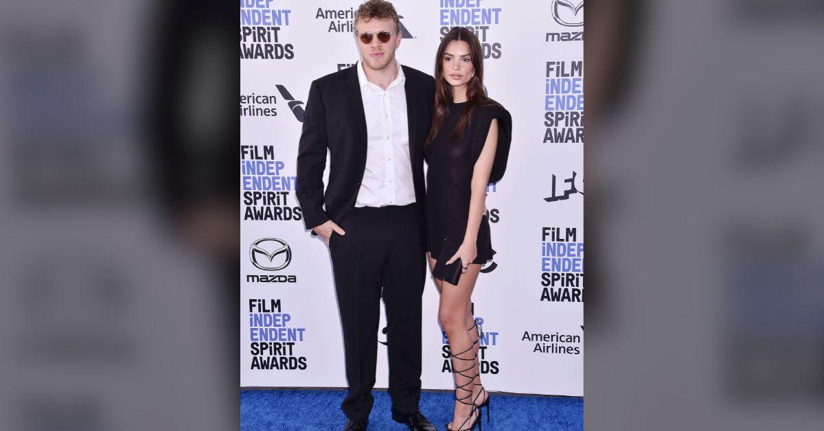 Photo of Emily Ratajkowski and Sebastian Bear-McClard split in 2022.