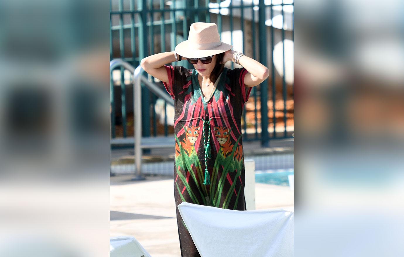 Bethenny Frankel Wears Odd Swimsuit While Taking A Dip In Miami