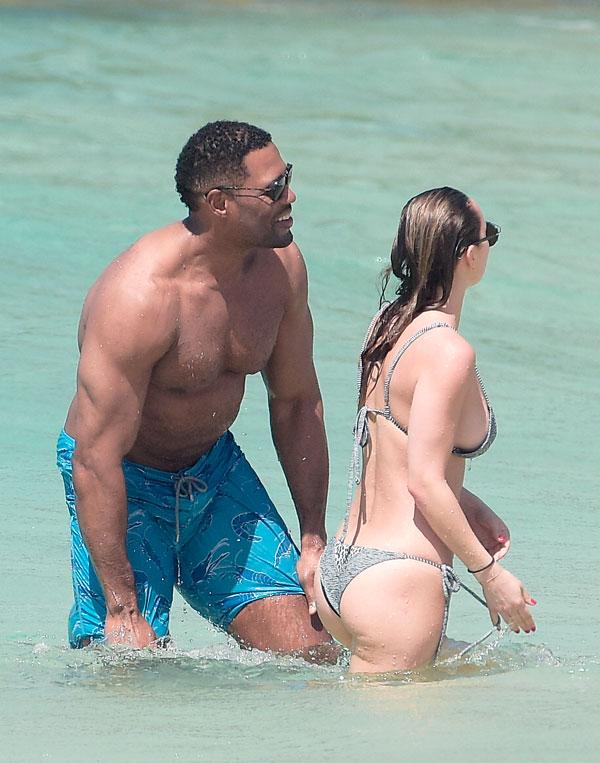 Michael Strahan and Kayla Quick Get Steamy During St. Bart's Getaway