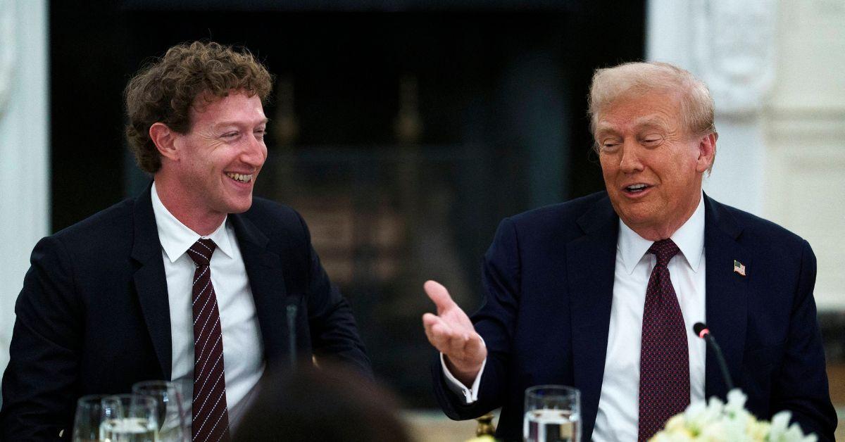 photo of Mark Zuckerberg said it was 'not' the start of his political career during the State Dining Room meeting
